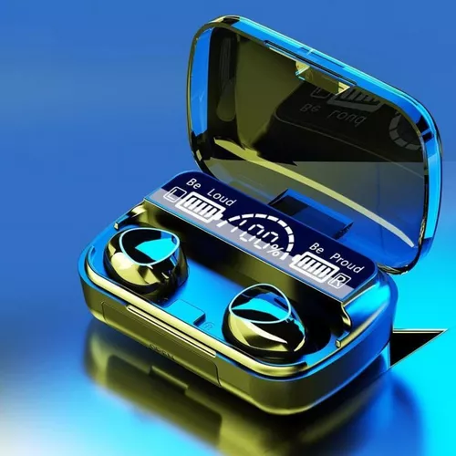 Bluetooth headset / stereo fülhallgató LCD kijelzős tokban