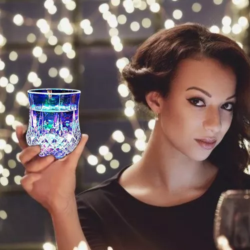 Világító rgb led party pohár