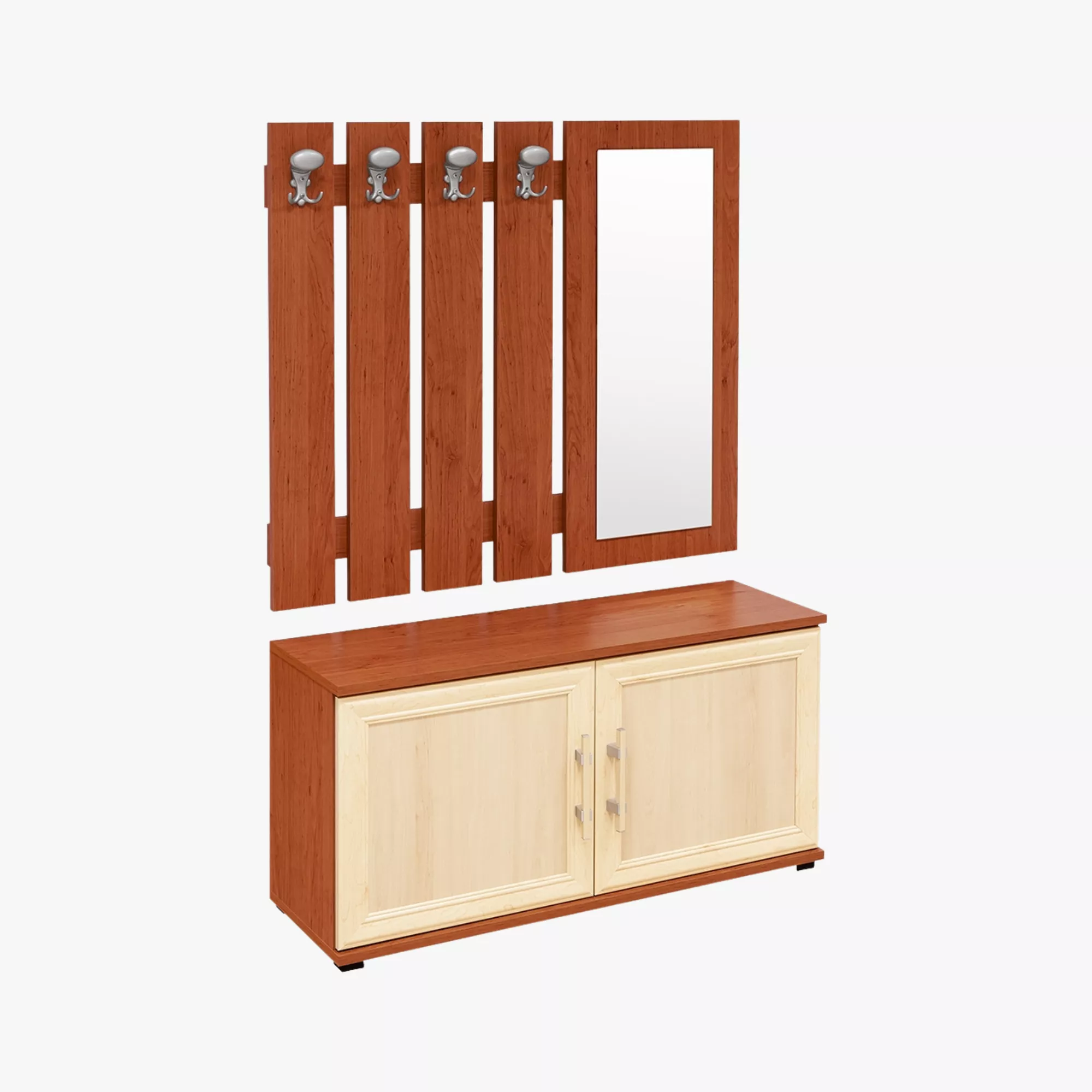 3-as betétes eloszobaszekrény