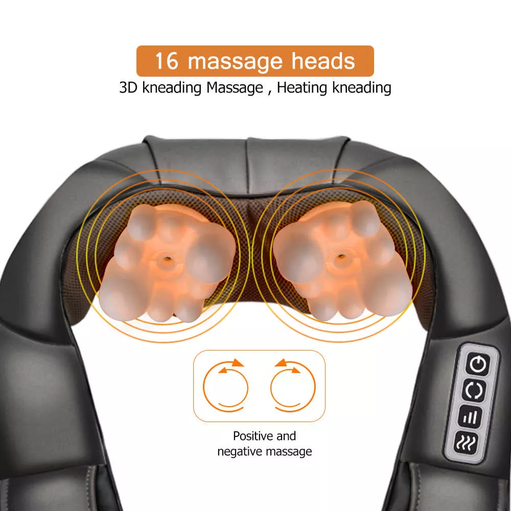 Shiatsu teljes test és lélek masszírozógép - hőterápiás