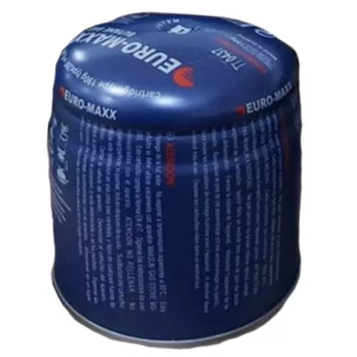 Biztonsági szelepes kemping gázpalack, 190  grammos, bután palack , utántöltő patron