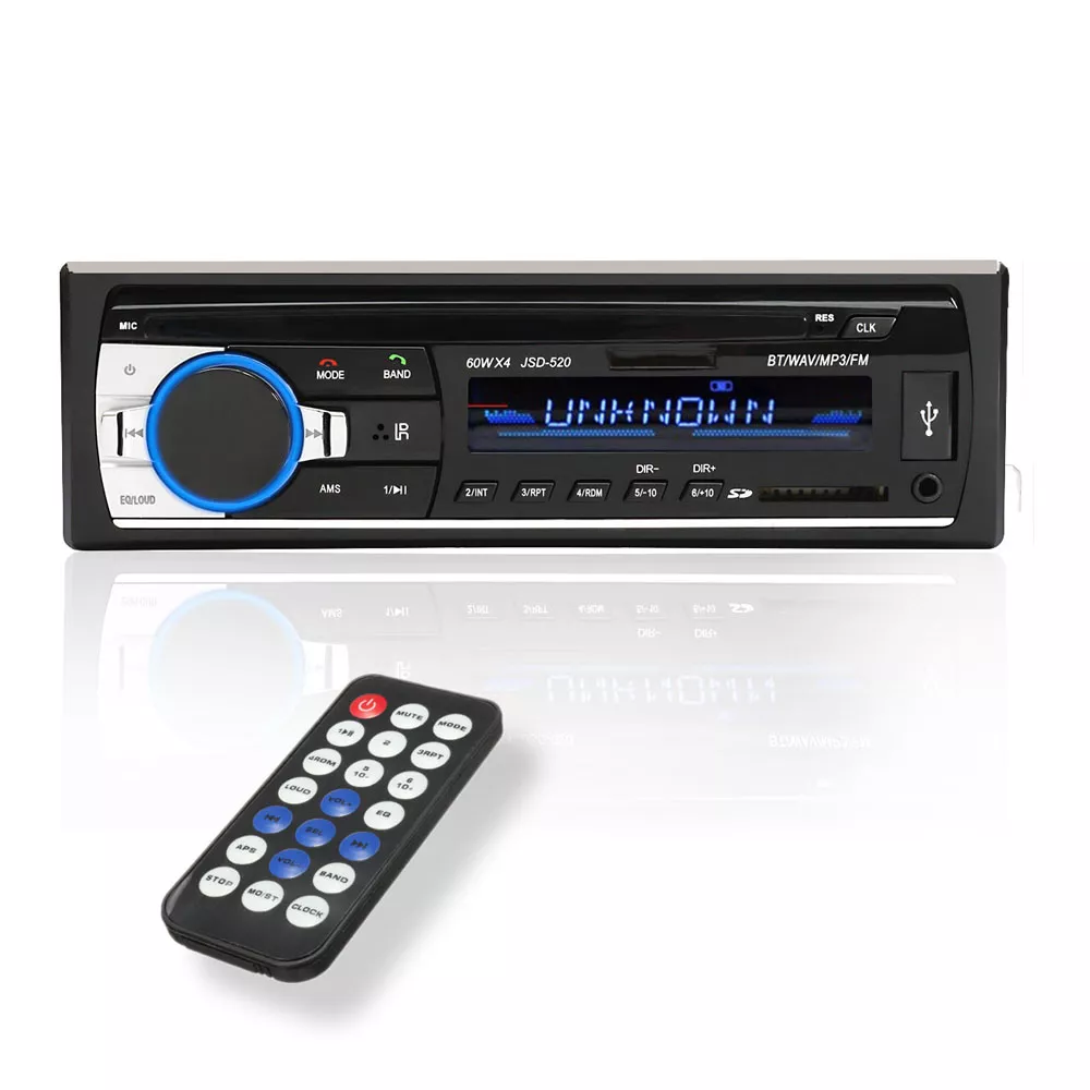 Bluetooth autórádió, MP3-lejátszó + távirányító