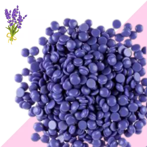 Levendula illatos gyöngyök gyantázáshoz, wax, gyantagéphez - 250g