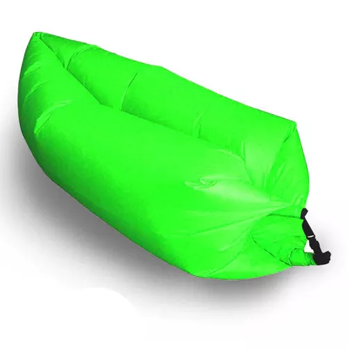 Lazy Chair - a pumpa nélkül felfújható matrac - zöld
