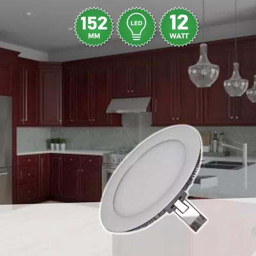 SMD kerek LED panel / 12W, 152mm átmérő - hidegfehér - beépíthető