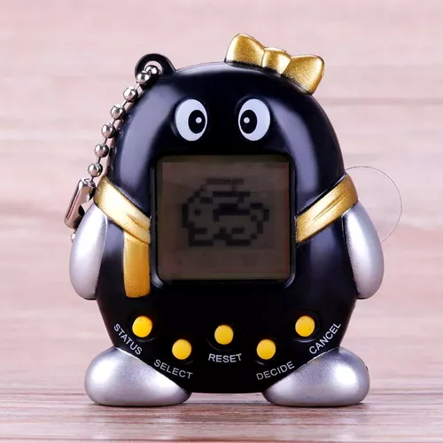 Mini tamagocsi, virtuális kisállat, Tamagotchi - fekete