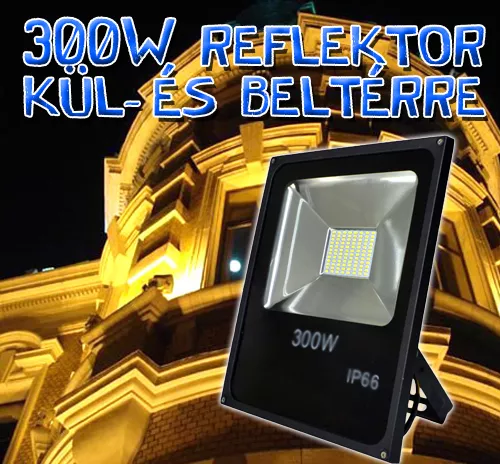 300W CREE LED reflektor / Energiatakarékos fényvető
