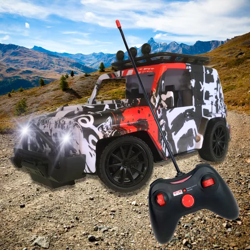 Safari terepjáró / RC Jeep - vezeték nélküli távirányítóval
