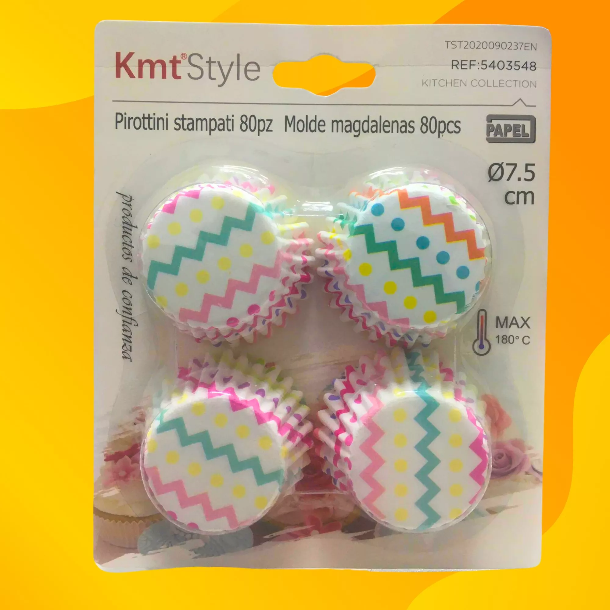 Muffin papír csomag, mintás