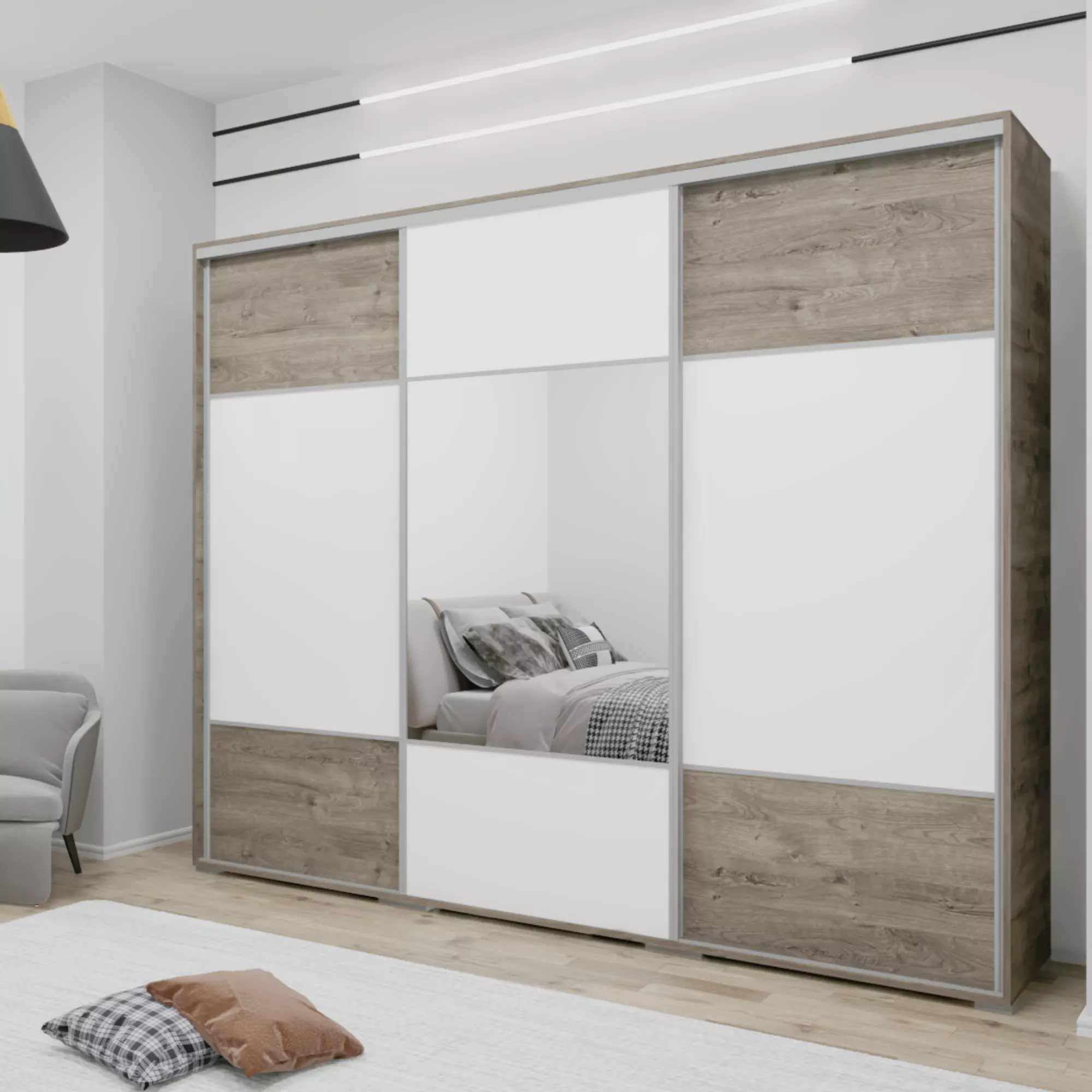 NT9 tolóajtós gardrób - 270