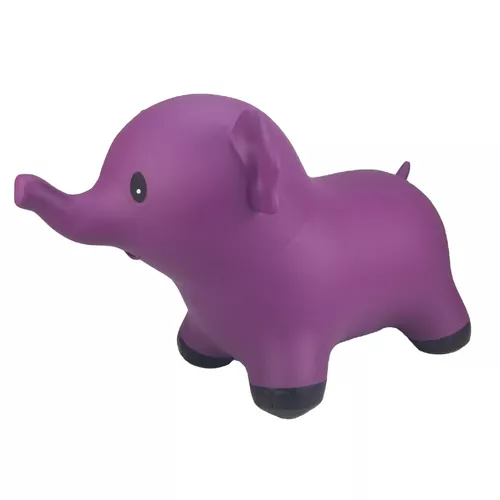 Felfújható ugráló elefánt gyermekeknek - lila