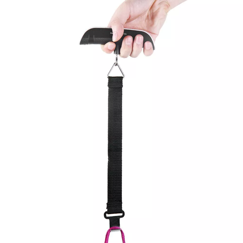 Mini digitális kézi poggyász mérleg + hőmérő