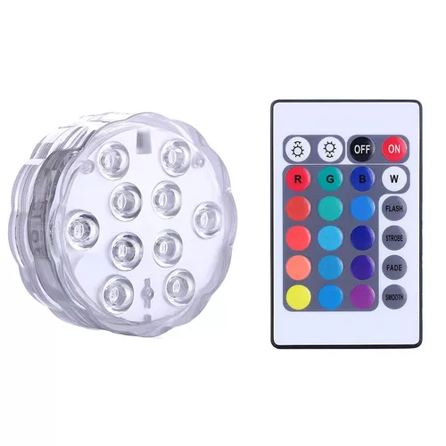 LED-es medence világítás, távirányítóval, változtatható színek, vízálló