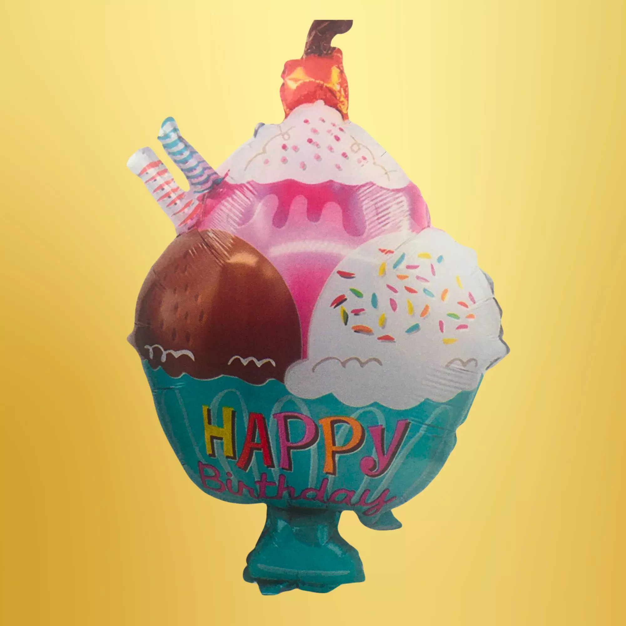 Fólia lufi / Happy Birthday / 49 x 79 cm 