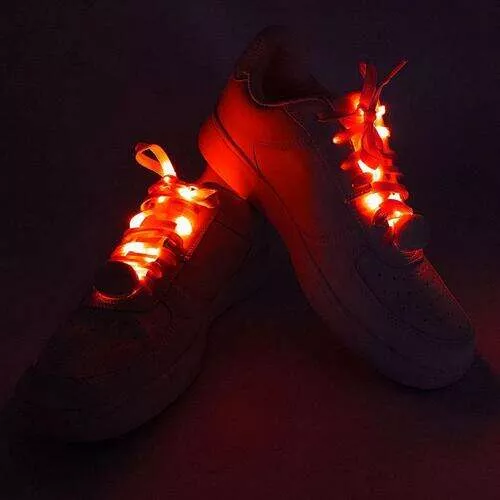 LeD cipőfűző párban - több színben/Piros