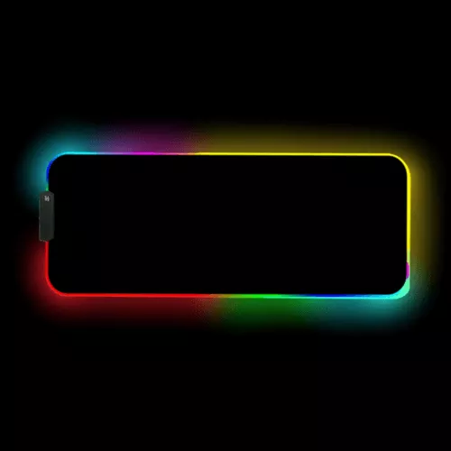 Nagy RGB LED egérpad + billentyűzet alátét - Gamer + High-tech