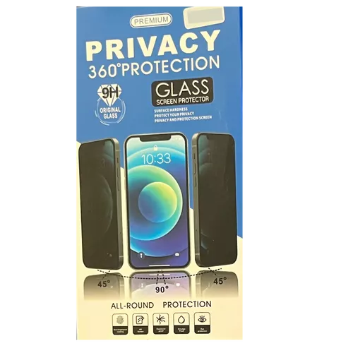 Betekintésgátló kijelzővédő fólia, protector, privacy üvegfólia / Samsung A14