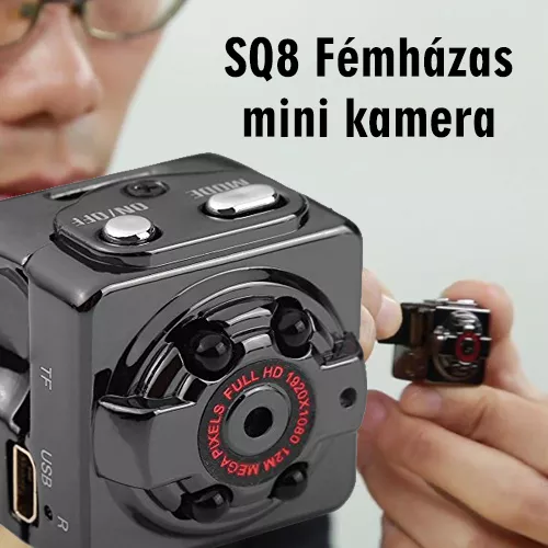 SQ8 Fémházas mini hd akció kamera profi kivitelben