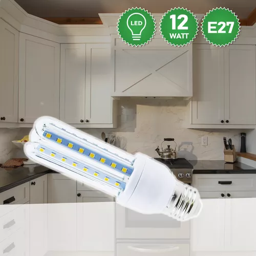 12W LED fénycső E27 foglalatba - melegfehér - (energiatakarékos, 12W ≈ 110W)