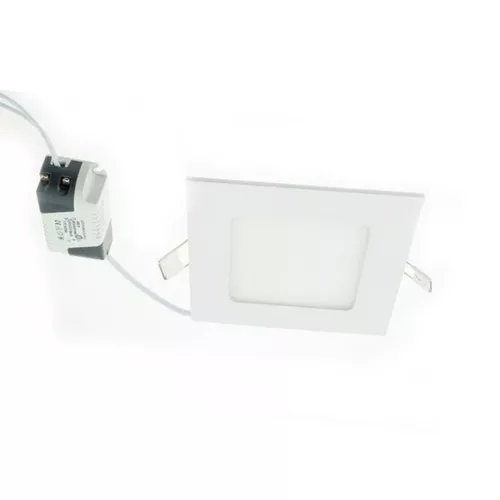 Négyzet LED panel / 6W, 11,8 x 11,8 cm - melegfehér - beépíthető