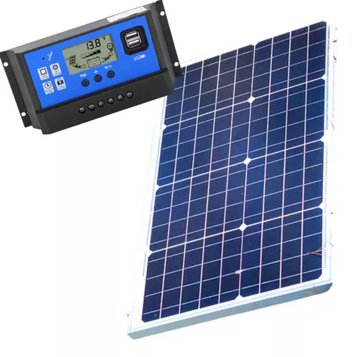 250W napelem + töltésvezérlő (50A)/ napelemes szigetüzem