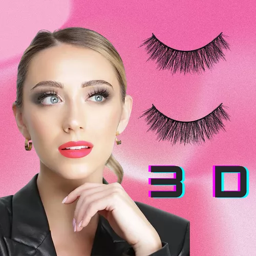 3D Ragasztható Műszempilla / 12 pár 