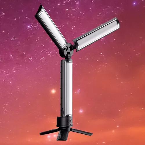 Hordozható, flexibilis, több funkciós SMD LED lámpa / szelfi lámpa, asztali lámpa, steklámpa, fotólámpa, szerelőlámpa...