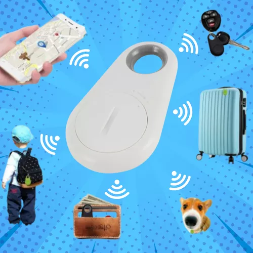 Láthatatlan póráz – Bluetooth értékmegőrző - Kulcstartó - fehér