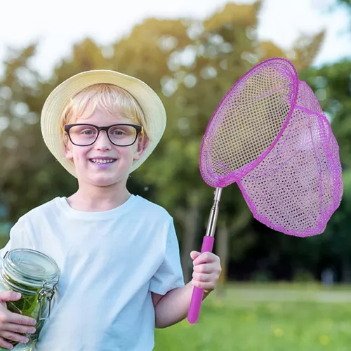 Lepkeháló, teleszkópos lepkefogó háló - lila