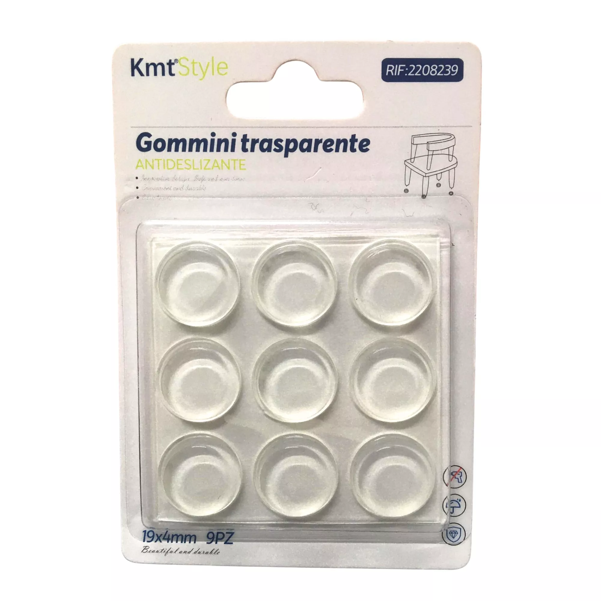 Bútoralátét készlet, bútor lábpárna szett / 9 db 