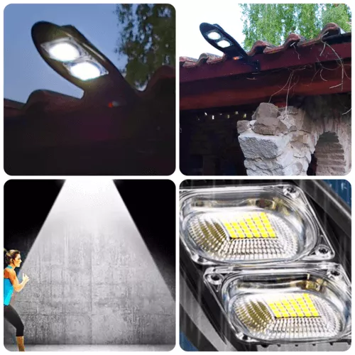 44W COB LED utcai/kerti lámpa - többfunkciós + távirányító