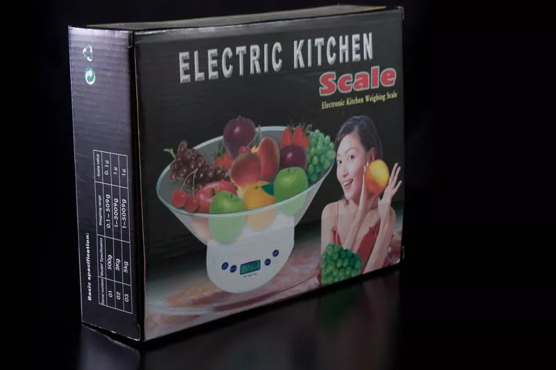 Digitális konyhai mérleg + mérőtál 1g-5kg
