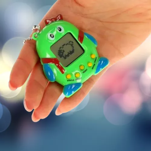 Mini tamagocsi, virtuális kisállat, Tamagotchi - zöld