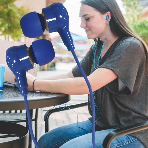 Univerzális headset, fülhallgató / kék