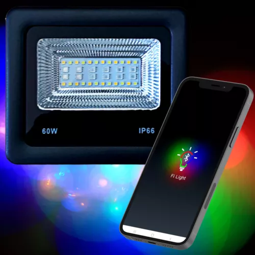 60W Okos LED Reflektor - APP + BT + RGB + Programozható IP66