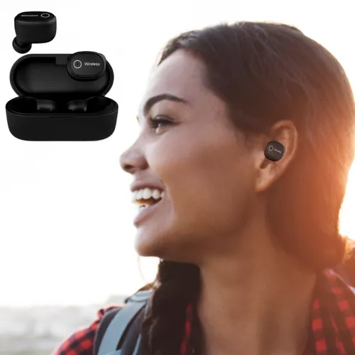 Bluetooth headset / stereo fülhallgató praktikus tokkal