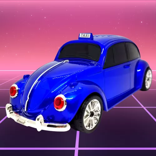 Retro bogár MP3 + Bluetooth HiFi + modellautó 1:18 - kék