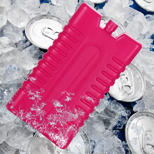 Vékony kialakítású nagyméretű jégakku, több színben, 250 ML / 1db - magenta