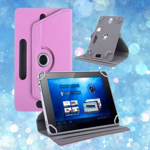Forgatható design tablet tartó / tok 7 - rózsaszín