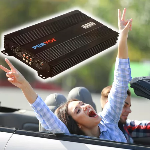 Autós erősítő, 4 csatornás, 120 W 
