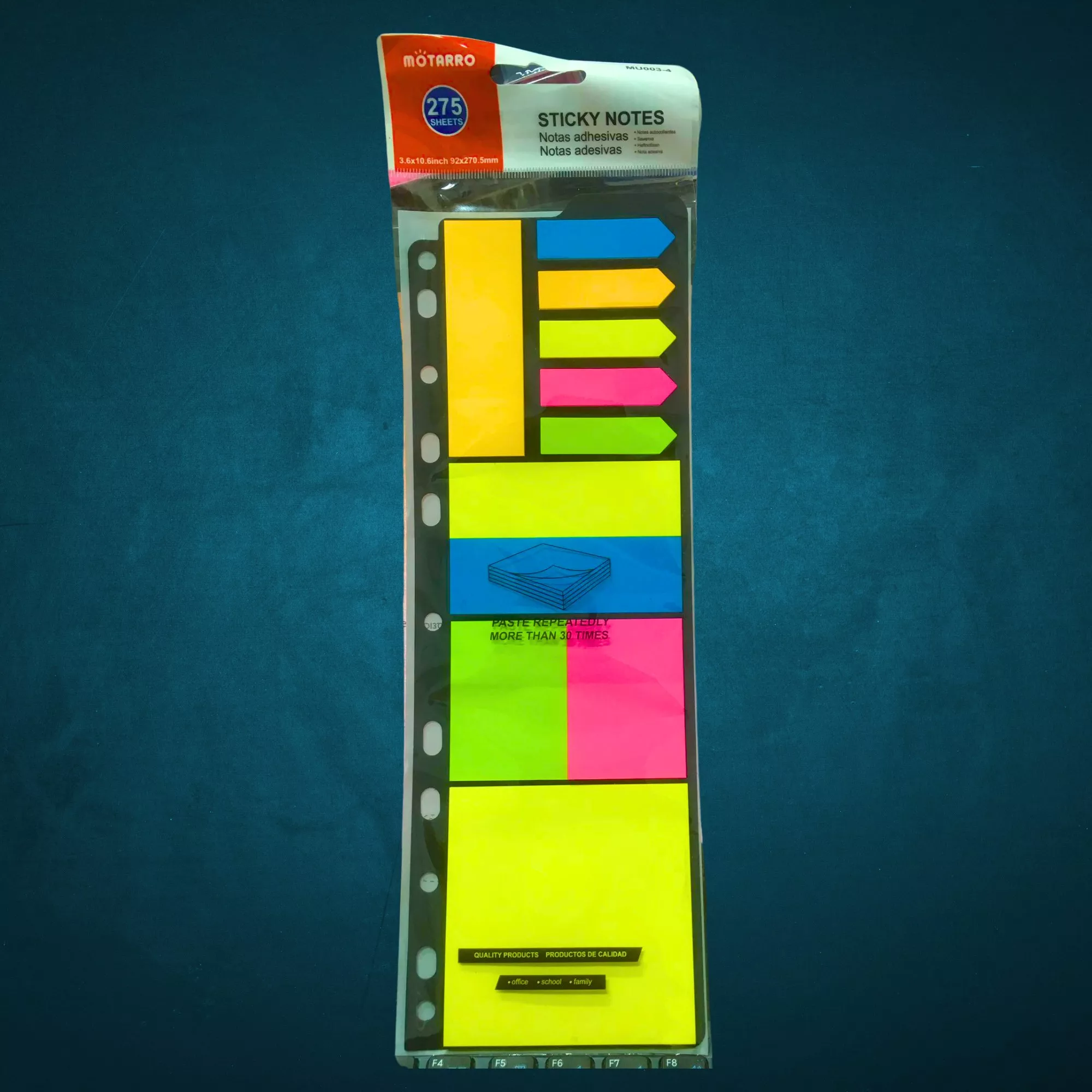 Öntapadós színes post-it szett