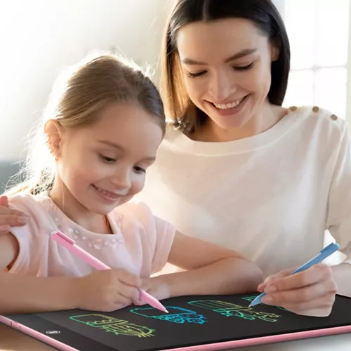 Ultravékony digitális rajztábla, LCD írótábla - rózsaszín