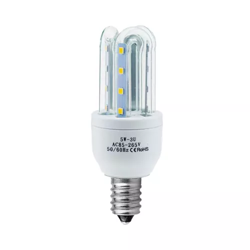 5W LED fénycső E14 foglalatba - hidegfehér- (energiatakarékos, 5W ≈ 40 W)