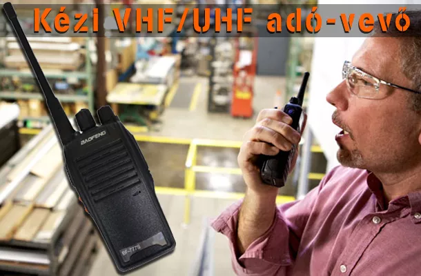 Kézi kétirányú UHF/VHF rádió - Nagy hatótávolságú hordozható adóvevő