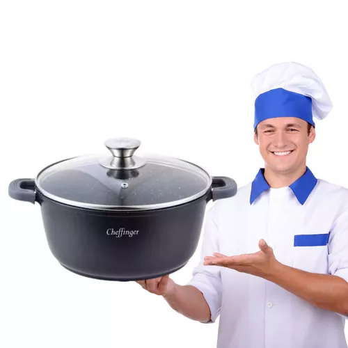 Prémium főzőedény - edzett üvegfedővel, szilikon fogantyúkkal - 40 cm átmérő