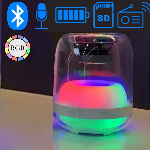 RGB vezeték nélküli bluetooth hangszóró, FM rádió, kihangosító