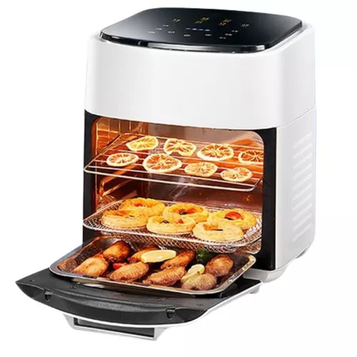 Air Fryer fritőz, olaj nélküli forrólevegős sütő digitális kezelőpanellel, 15 L