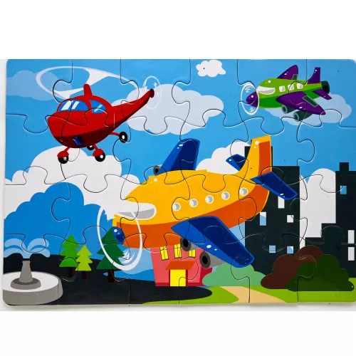 Repülők Kirakójáték kisgyermekeknek 24 db-os pici puzzle 25x18