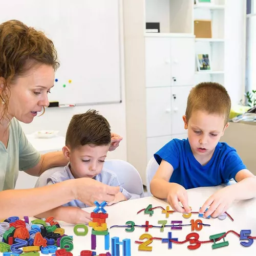 Matematikai oktató és fejlesztő játék, számfűzős játék