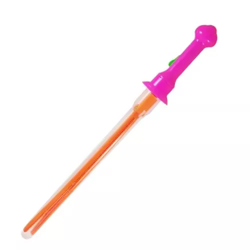 Buborékfújó játék kard - Hatalmas buborékok egyszerűen! - pink